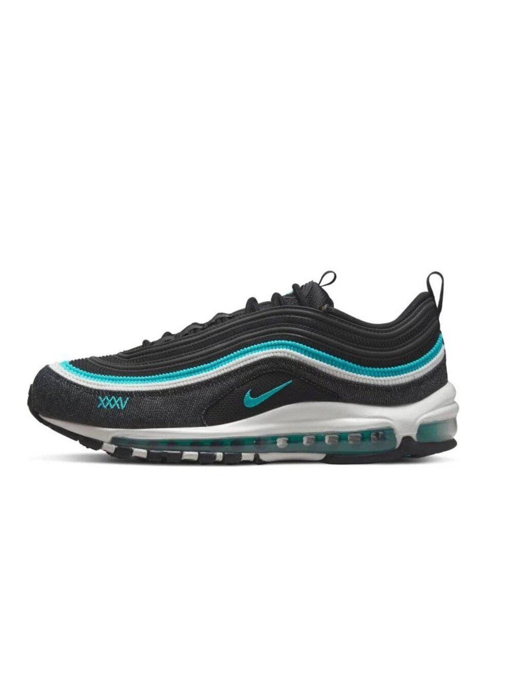 NEW  Nike Air Max 97 Black Sport Turquoise Size 10